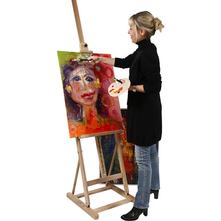 Easel – Beech wood (H: 247 cm) (22179)