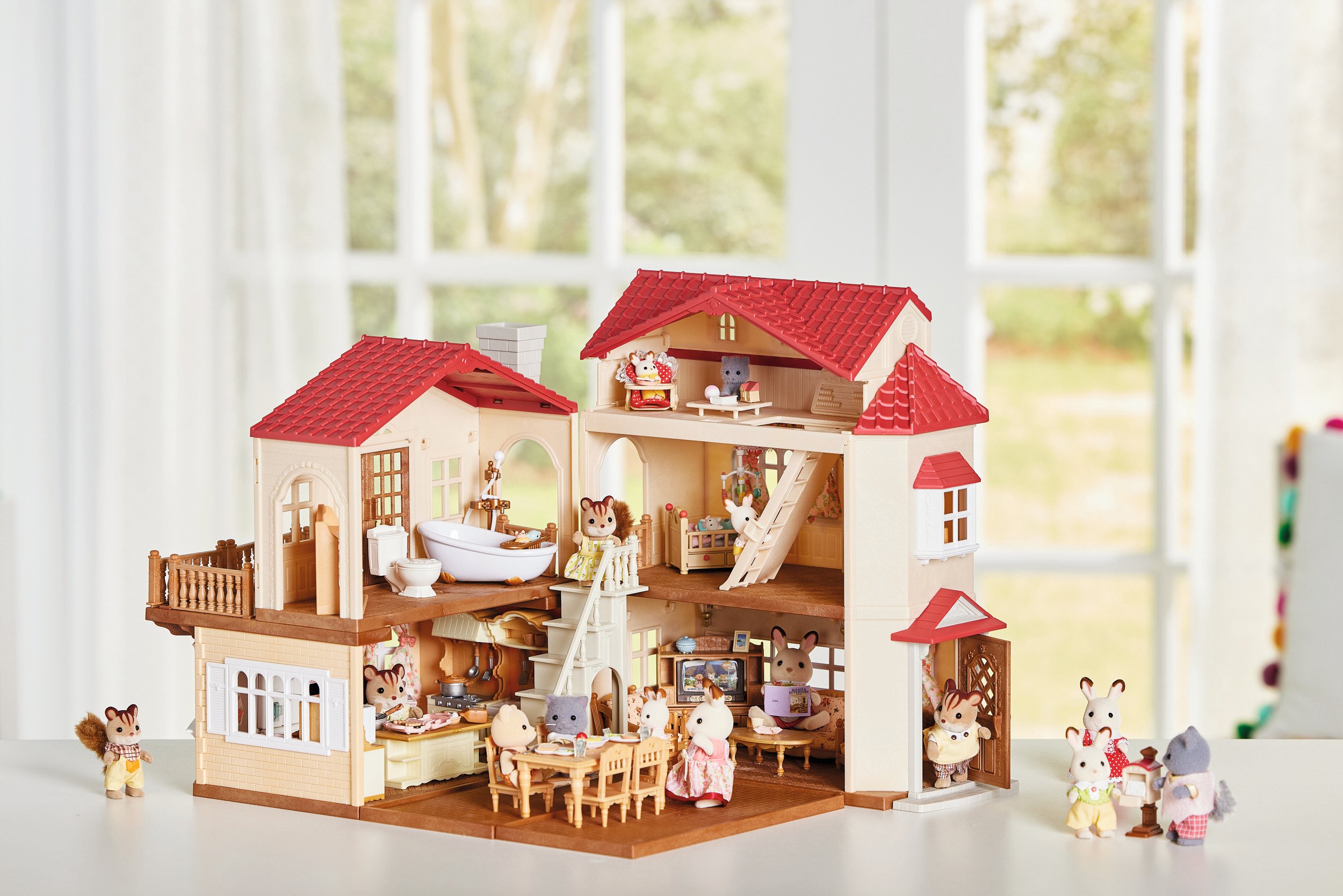 Sylvanian Families - Red Roof Country Home - Secret Attic Playroom (5708)
