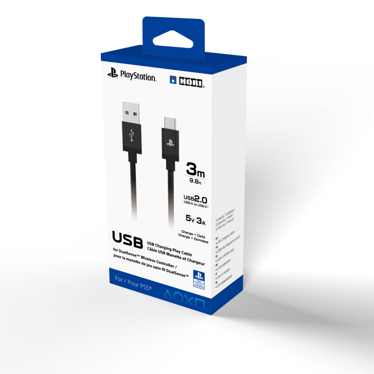 HORI DUALSENSE CONTROLLER CHARGE CABLE