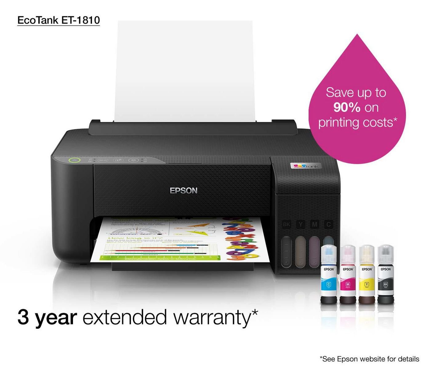 Epson - EcoTank ET-1810 Color Inkjet