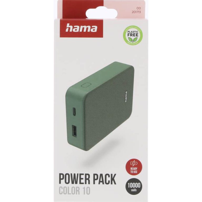 Hama – Powerbank Colour 10 10000mAh USB-C+USB-A
