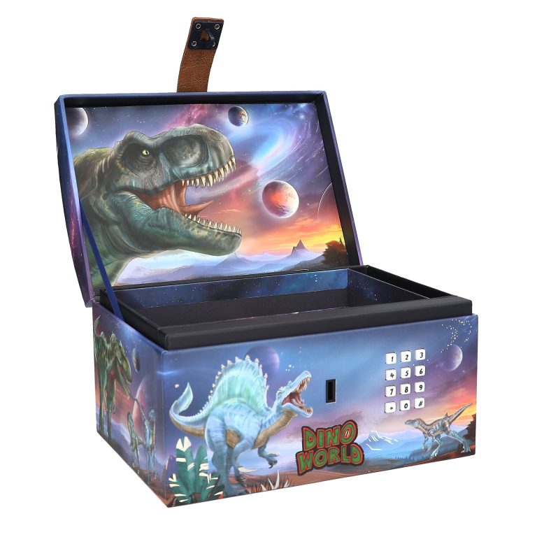 Dino World – Treasure Chest With Code, Sound And Light – (0413441)