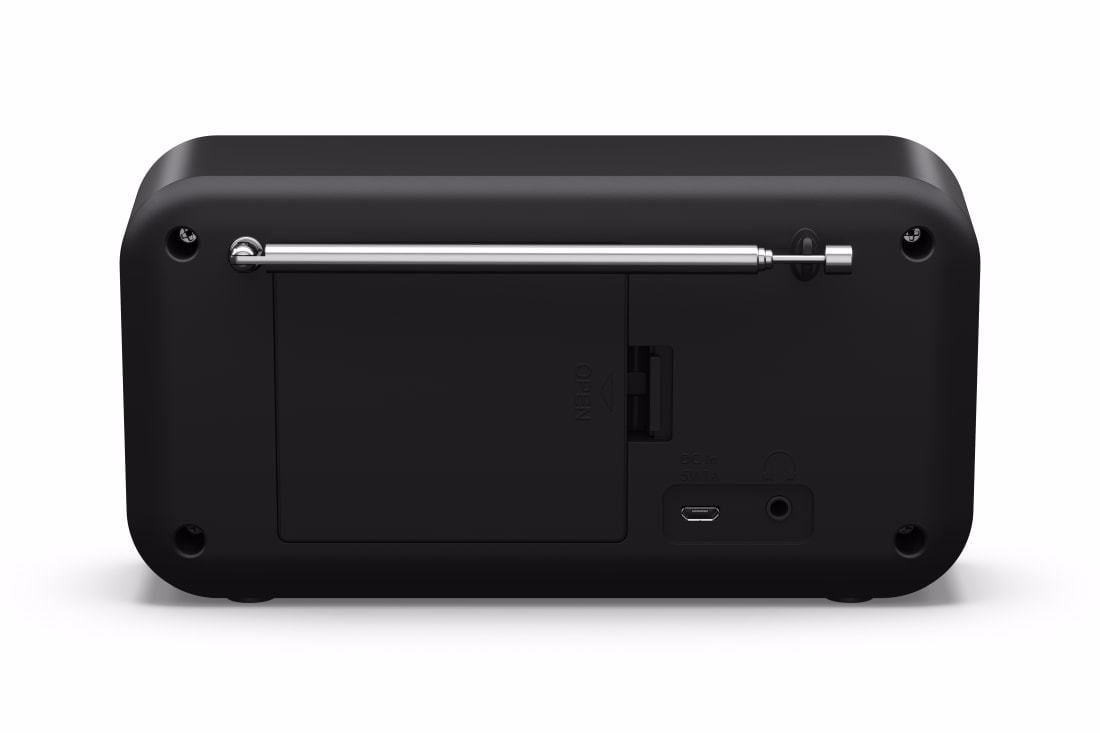 Sharp - Tokyo Portable Digital and FM Radio - Black Midnight