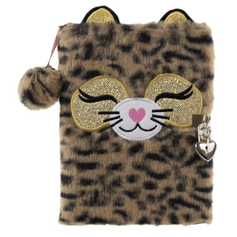 Tinka – Plush Diary with Lock – Leopard (8-802165)