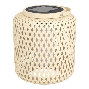 EGLO Marliano Solar Lantern – Elegant Brown/White Indoor & Outdoor Light