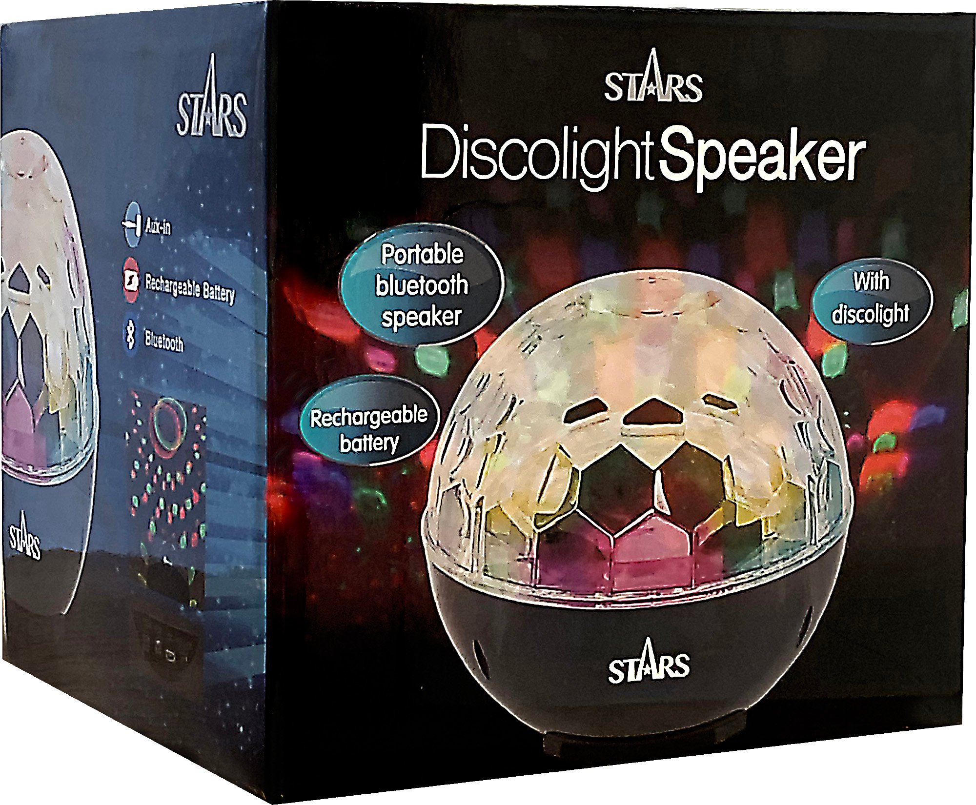 Liniex - Disco Ball with bluetooth speaker (80064)