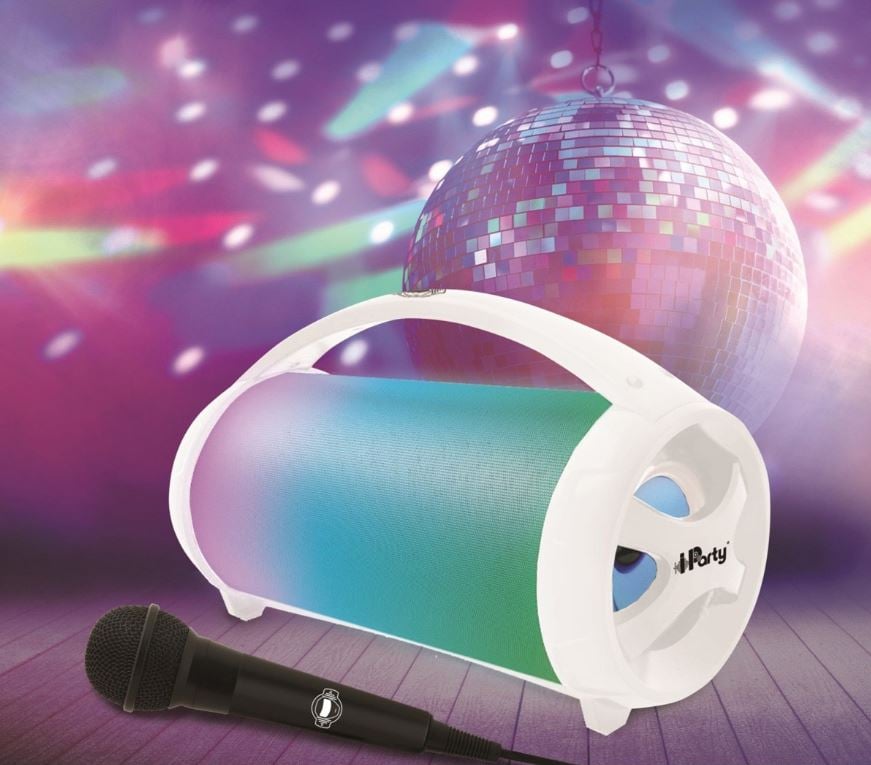 Lexibook - iParty Bluetooth Speaker with lights and mic (BTP585Z)