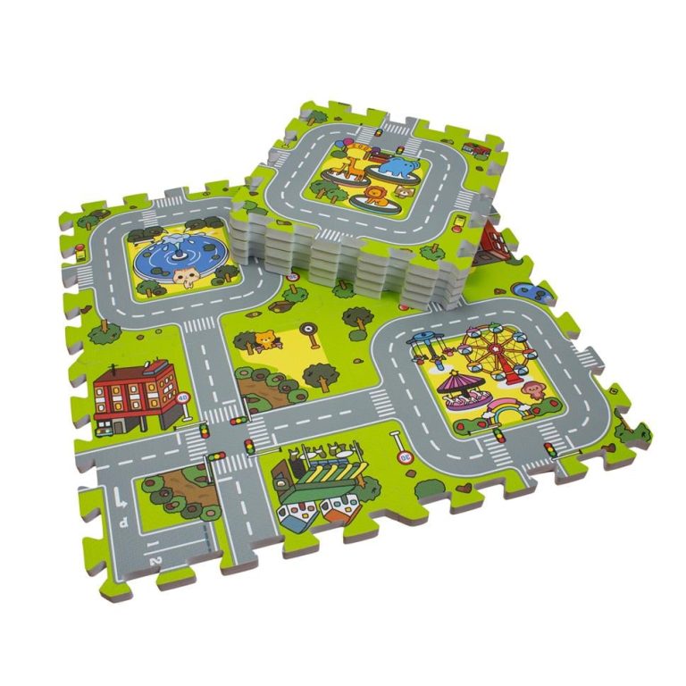 Magni – Floor Puzzle in foam w. road – 3602