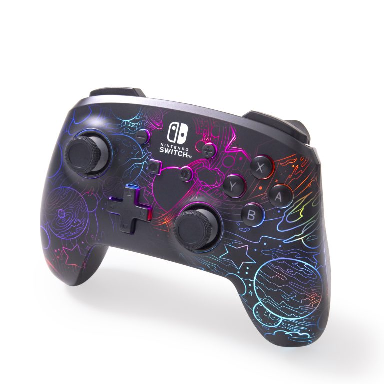 PowerA Enhanced Wireless Controller With Lumectra – Galactic Vortex (Nintendo Switch)