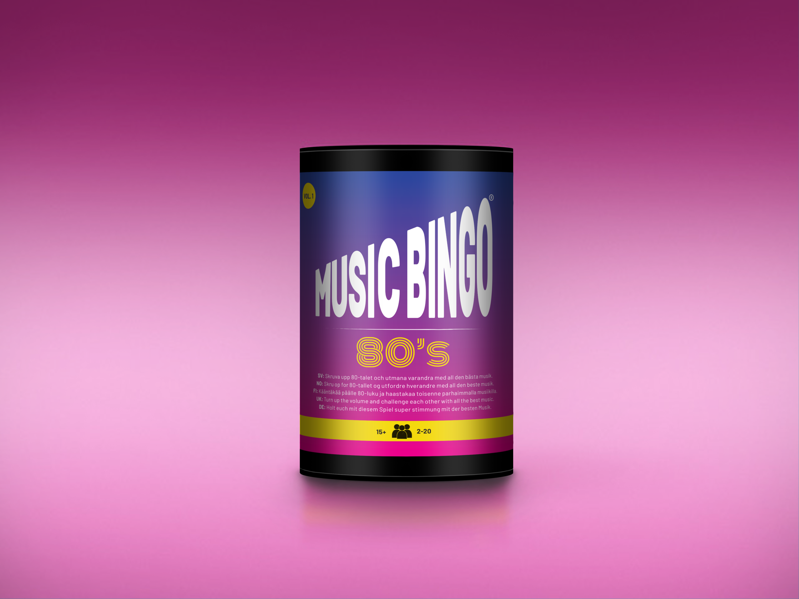 Skru op - Music Bingo - 80s (SE/NO/DE/FI/ENG) (Music Bingo 80s)