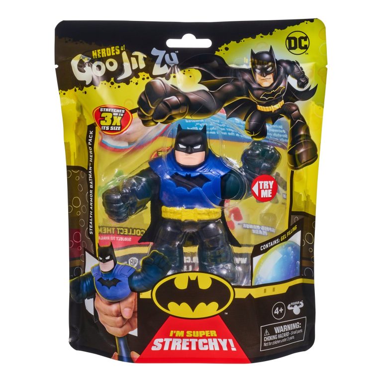 Goo Jit Zu – DC S4 Single Pack – Stealth Amour Batman  (41383)