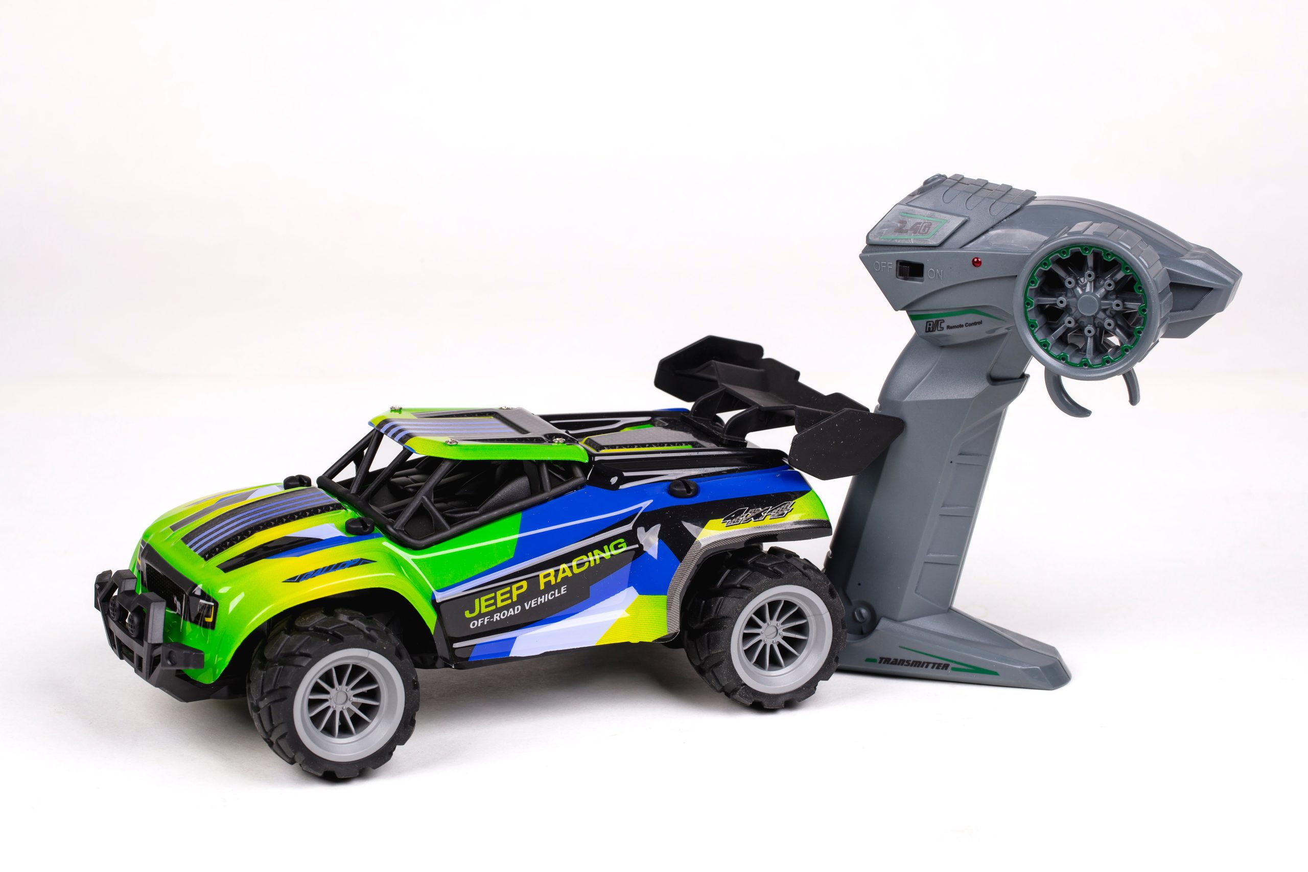 Jeep Racing - R/C 1:20 2,4G 3,7V Li-ion - Blue/yellow