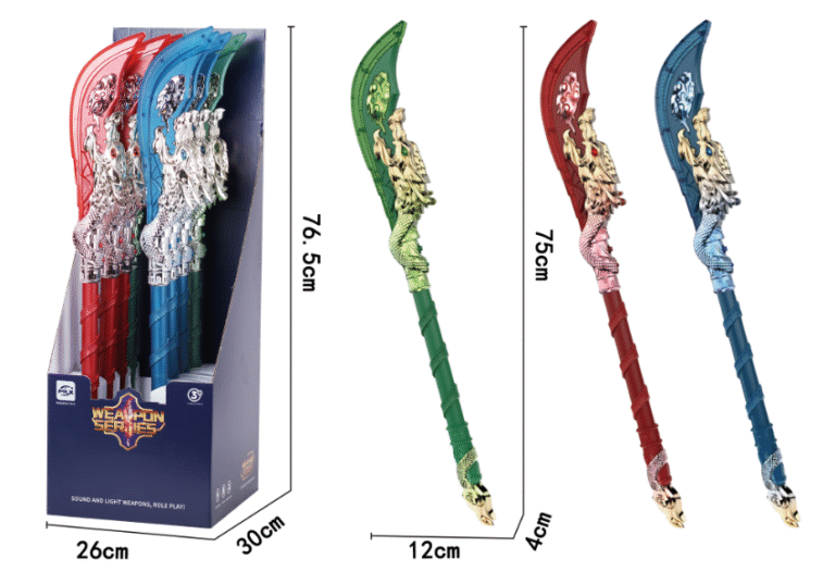 Sea&Sun – Machete w. Light & Sound 8pcs Display (6616A)