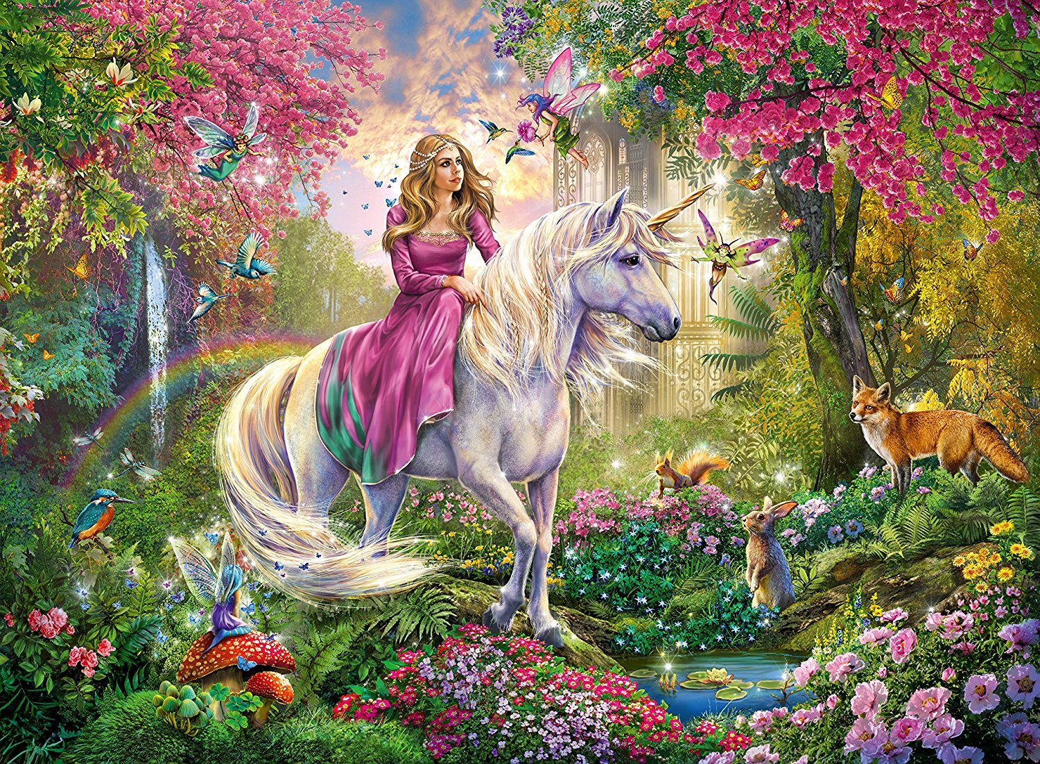 Ravensburger - Unicorns XXL, 100pc Jigsaw Puzzle