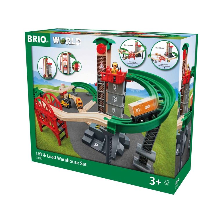 BRIO – Lift & Load Warehouse Set (33887)