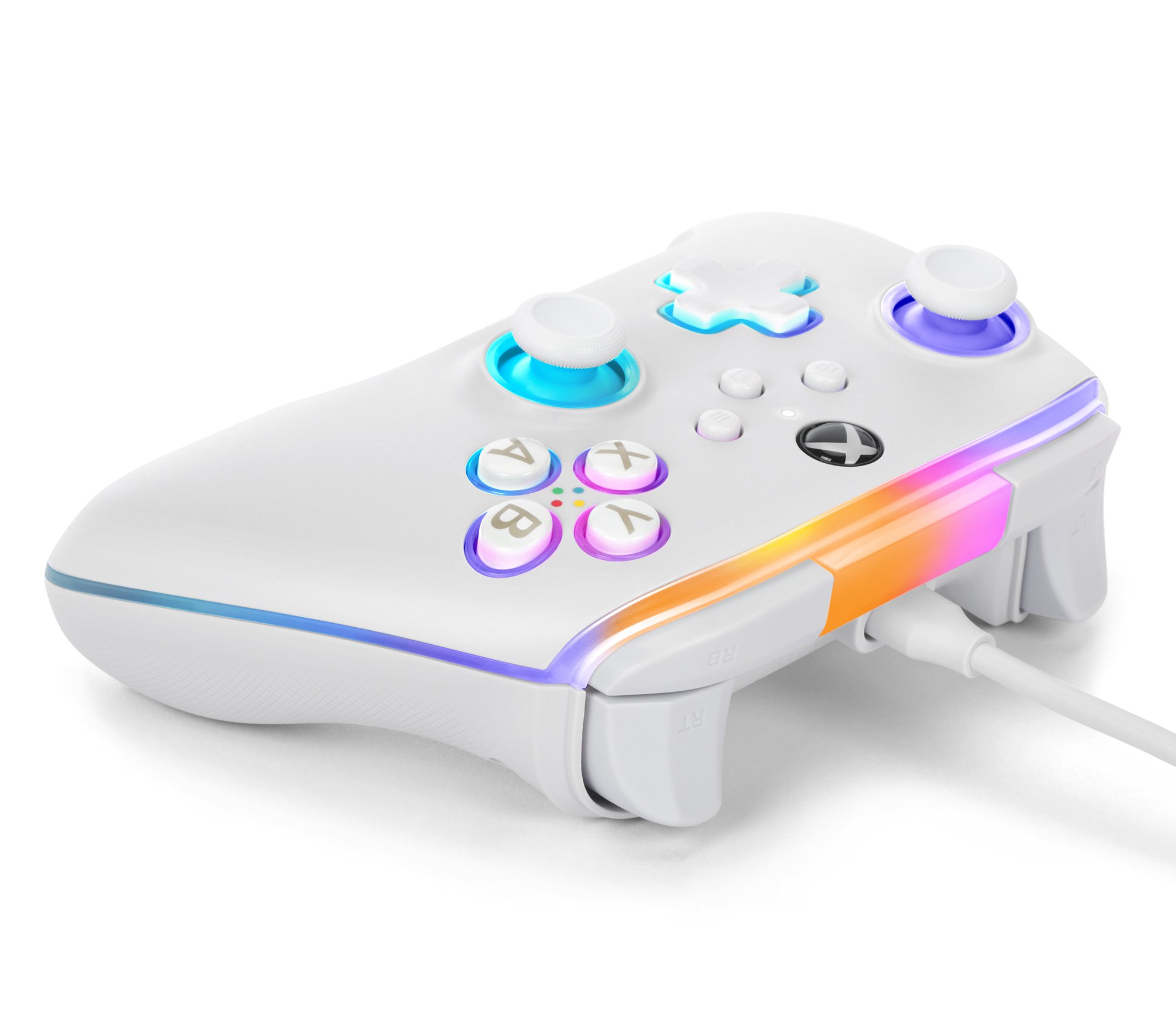 PowerA Advantage Wired Controller for Xbox Series X - S with Lumectra – White