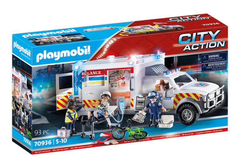 Playmobil – US Ambulance with Lights and Sound (70936)