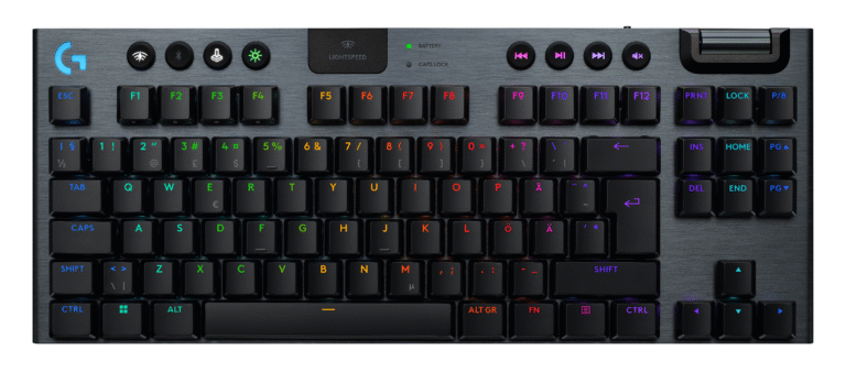 Logitech – G915 X LIGHTSPEED TKL Low-Profile Wireless Gaming Keyboard