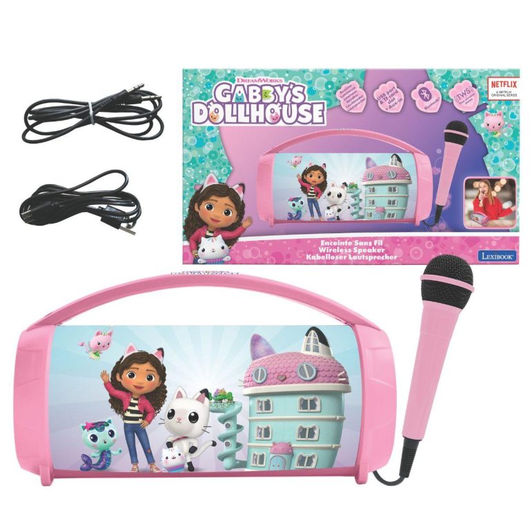 Lexibook – Gabby’s Dollhouse Bluetooth Light Speaker (BTP585GDHZ)