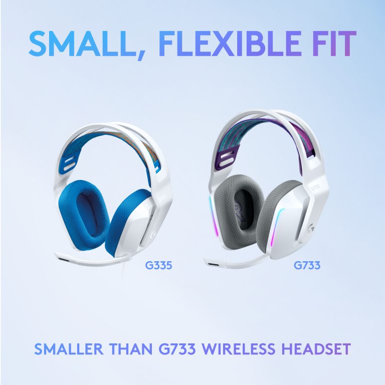 Logitech – G335 Wired Gaming Headset – WHITE