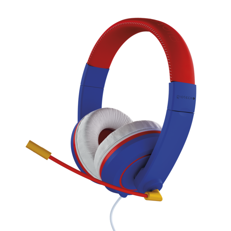 Gioteck XH-100S Wired Stereo Headset (Blue/Red)
