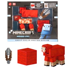 Minecraft - Diamond Level Sheep Action Figure & 3 Accessories (JCV22)