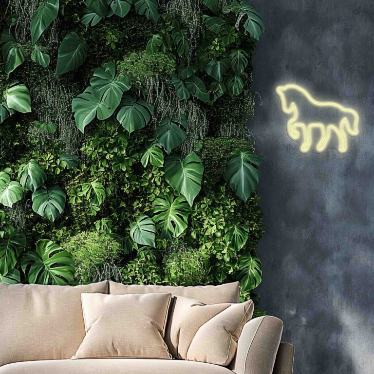 Manta SNL103WH Style Neon Lights HORSE  White