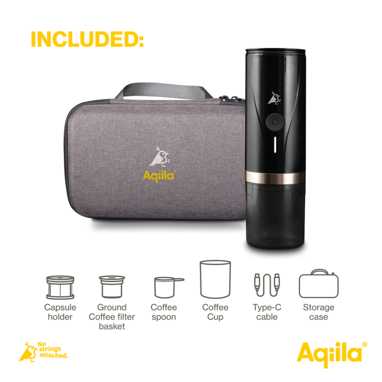 Aqiila – Coffeebird – Portable espresso machine