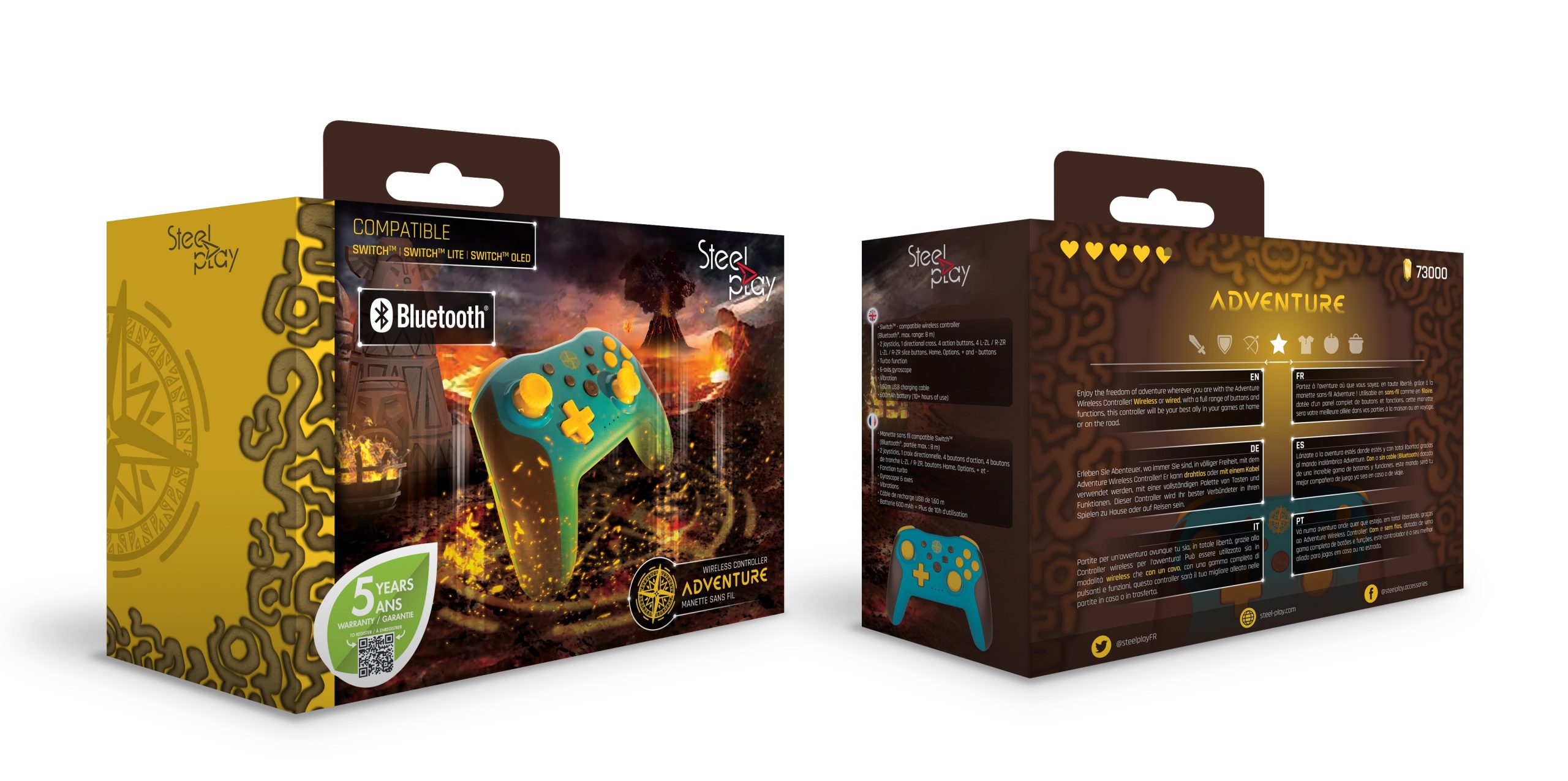 Steelplay - Adventure Wireless Controller (Switch)