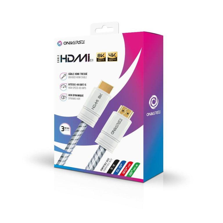 ONIVERSE – 8K HDMI cable – White