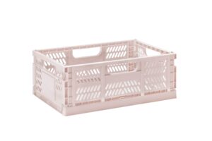 3 Sprouts - Modern Folding Crate Large Pink
