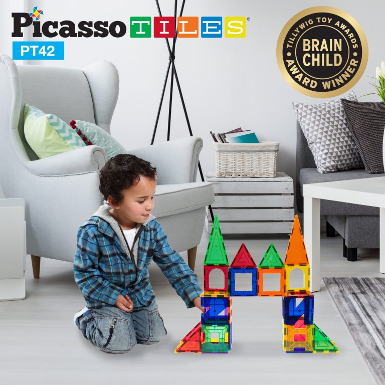 Picasso Tiles – Artistry Magnetic Tiles set (42 pcs) (PT42)