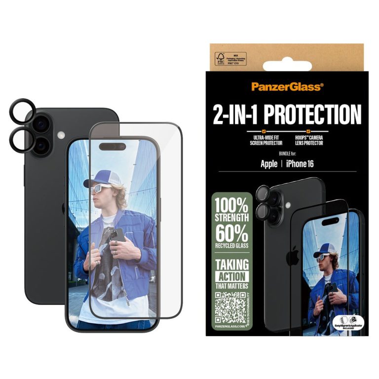 PanzerGlass – iPhone 16 2-in-1 Bundle