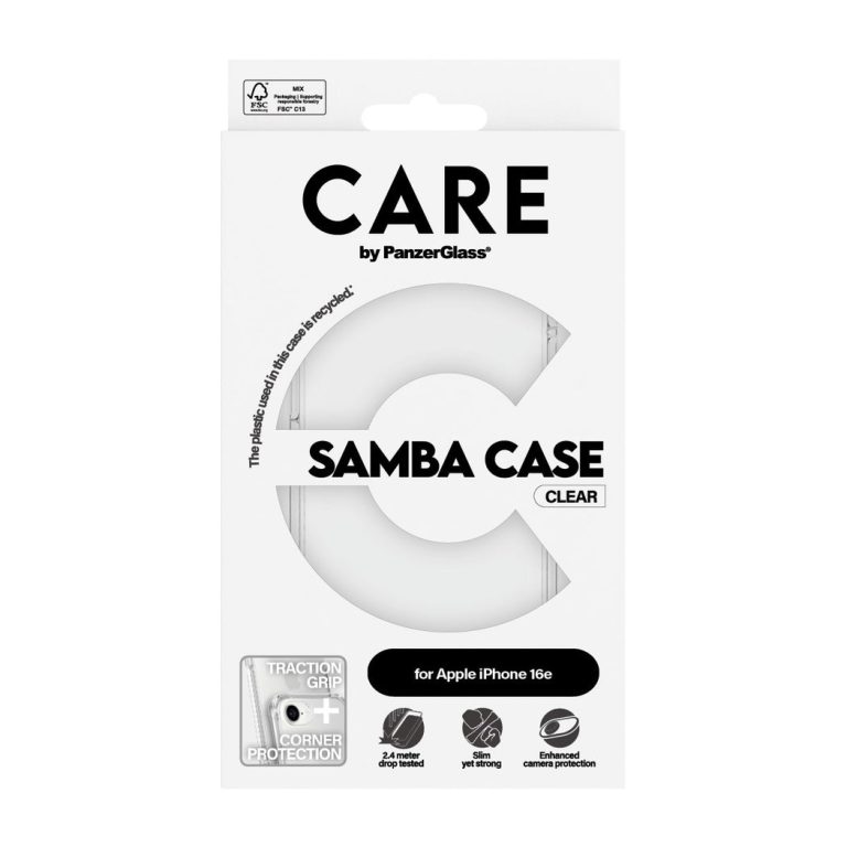 CARE by PanzerGlass – Case – Transparent – iPhone 16e