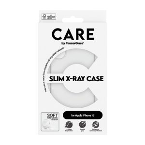 CARE by PanzerGlass - Case - Transparent - iPhone 16