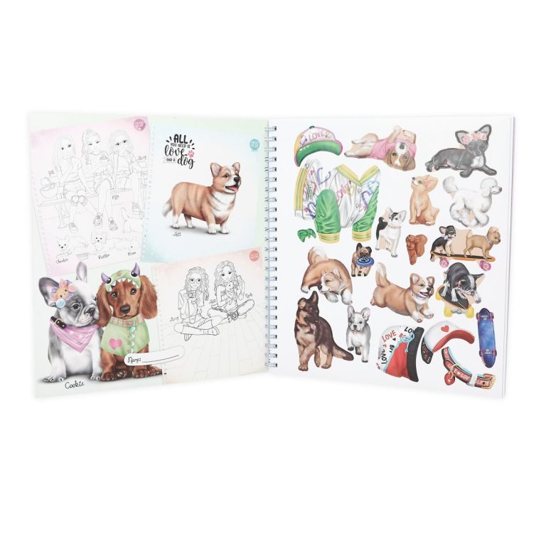 TOPModel – Doggy Colouring Book ( 0413218 )