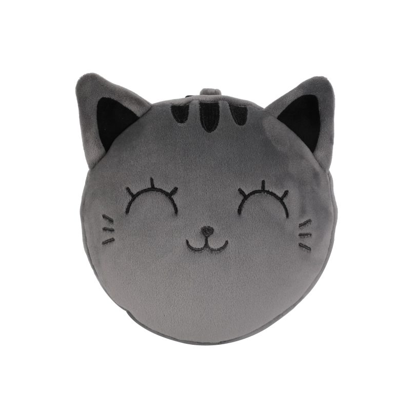 iTotal – Pillow with Sleep Mask – Grey Cat (XL2529)