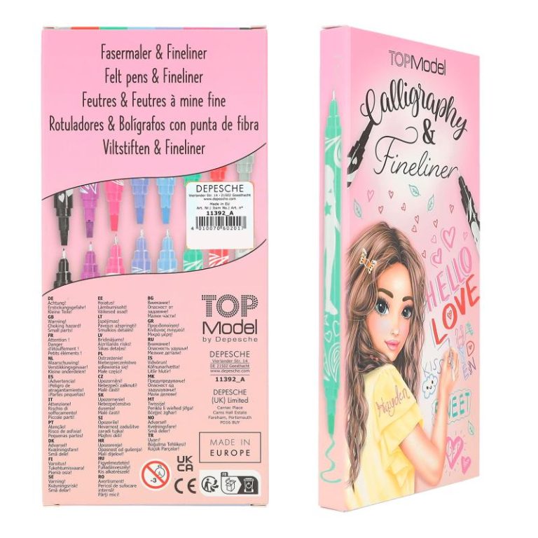 TOPModel – Calligraphy & Finliner Set (411392)