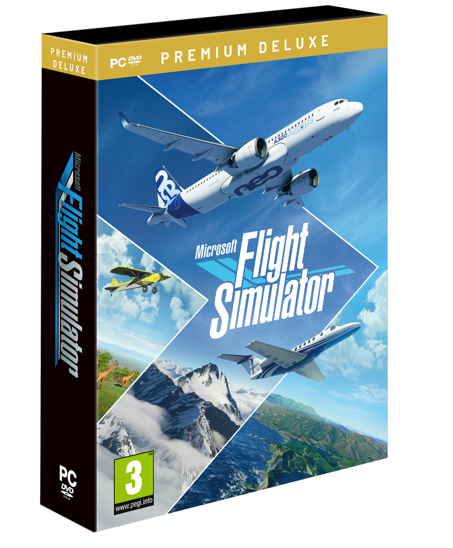 Microsoft Flight Sim 2020 (Premium Deluxe Edition) (DVD Format)
