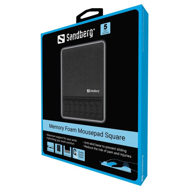 Sandberg – Memory Foam Mousepad Square