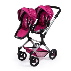 Bayer - Twin Pram - Neo - Pink (26267AA)