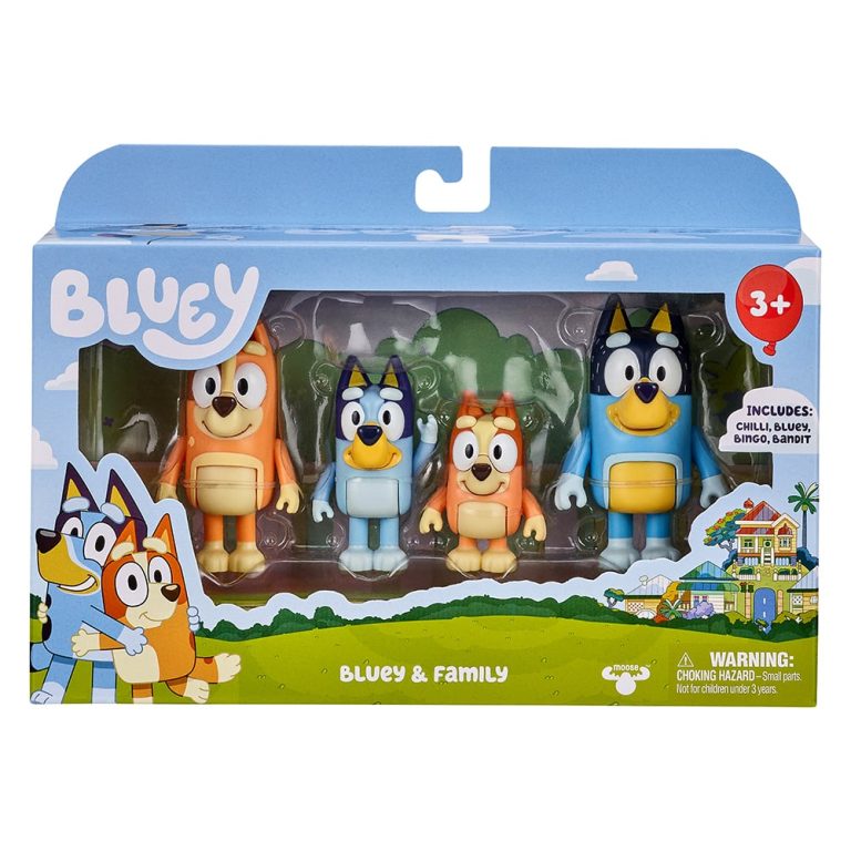 Bluey – Figure 4-pack  – Family Pack (90077)