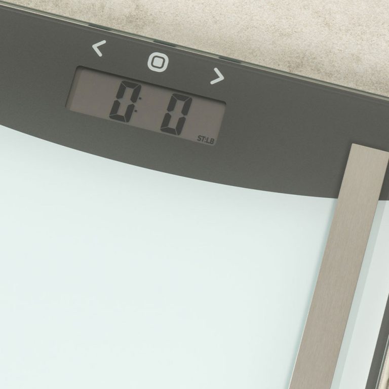 Salter 9137 SVWH3R Silver White Glass Analyser Scale