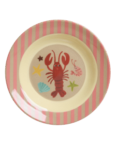 Rice - Melamine Kids Bowl - Coral Ocean - 250 ml