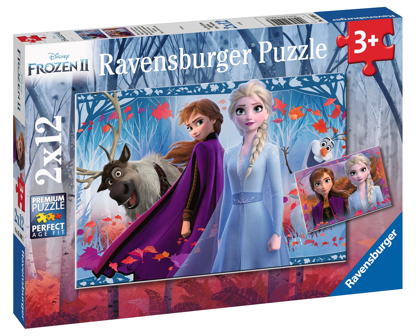 Ravensburger - Frozen 2 Journey Into The Unknown 2x12p - 05009