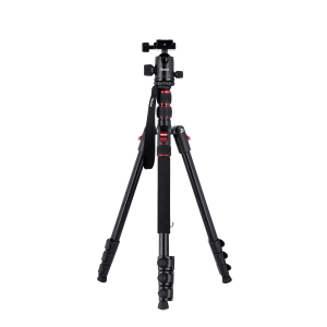 Rollei - Compact Traveler No. 2 Tripod - Aluminium - 43.5 cm Pack Size, 44 cm Min Height, 180 cm Max Height