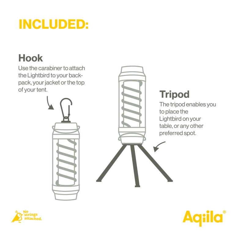 Aqiila – Lightbird G1 – Glow light and flashlight