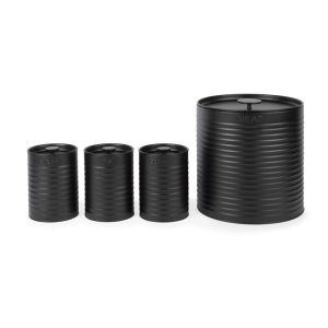 Russell Hobbs RH03270 Liniera 4-Piece Countertop Set, Black