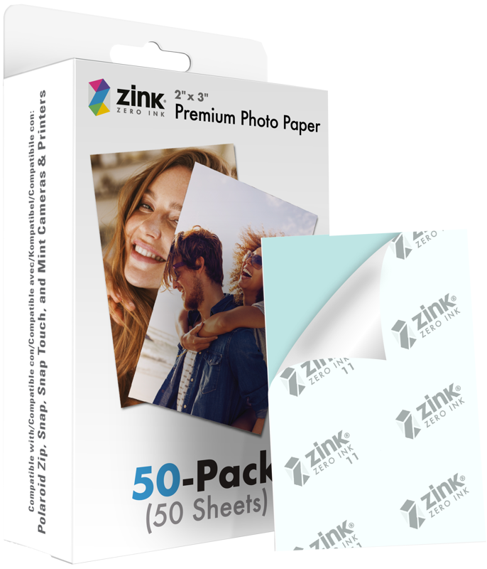 Polaroid - Zink Media 2x3" - 50 Pack