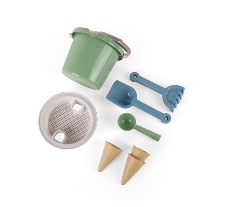 Dantoy – Bucket set w. Ice cream cones – Green (4800)